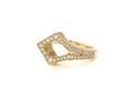 18kt yellow gold Medieval cocktail ring with .5 cts diamonds. Available in white, yellow, or rose gold.
